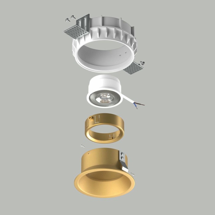 Комплект со светильником Lightstar Domino Round (214610+214603+214003) G214603GMOD