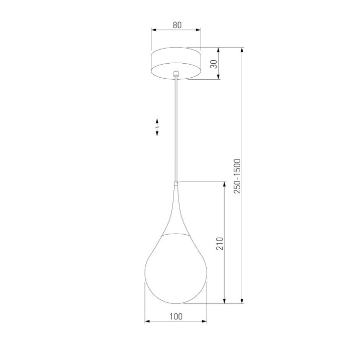 Подвесной светодиодный светильник Eurosvet Adour 50256/1 LED золото
