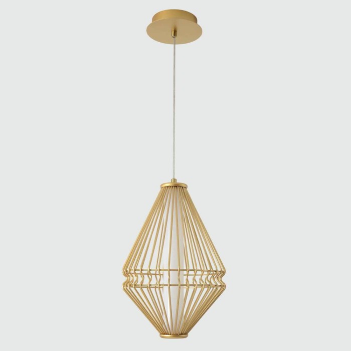 Подвесной светильник Crystal Lux CUADRA SP18W LED GOLD