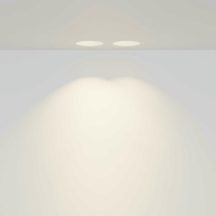 Встраиваемый светильник Maytoni Technical Gyps Modern DL123-GU10-02-W