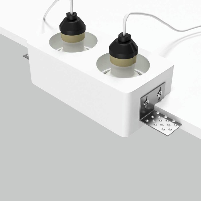 Встраиваемый светильник Maytoni Technical Gyps Modern DL123-GU10-02-W