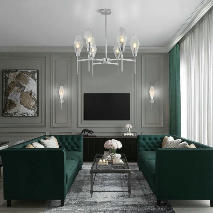 Подвесная люстра Eurosvet Prism 60143/6 хром