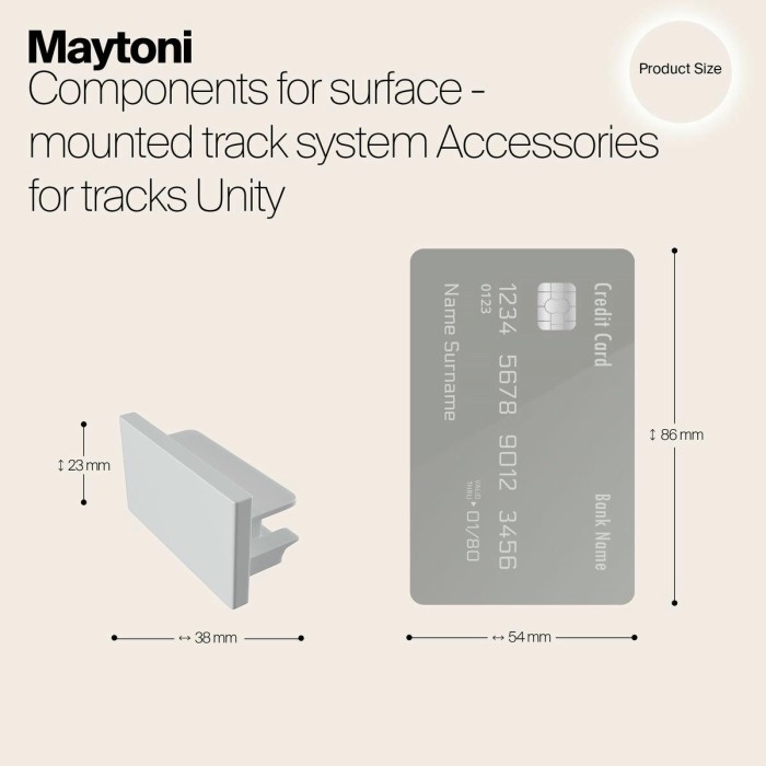 Заглушка Maytoni Track TRA001EC-11W