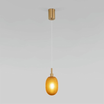 Подвесной светильник Eurosvet Pineapple 50266/1 янтарный