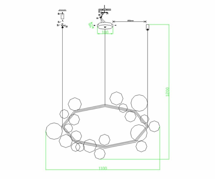 Подвесная люстра Kink Light Иона 09408-21,19