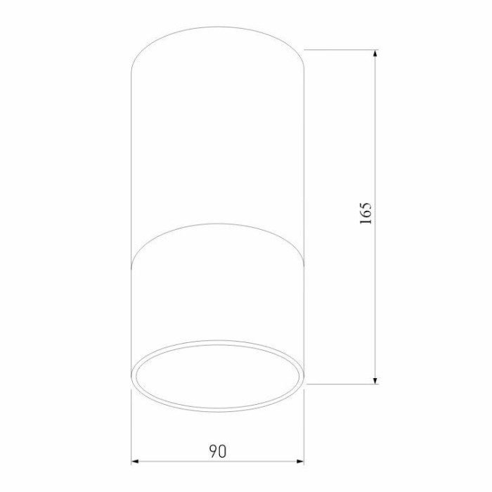 Уличный светодиодный светильник Elektrostandard Light Led 35139/H черный a057156