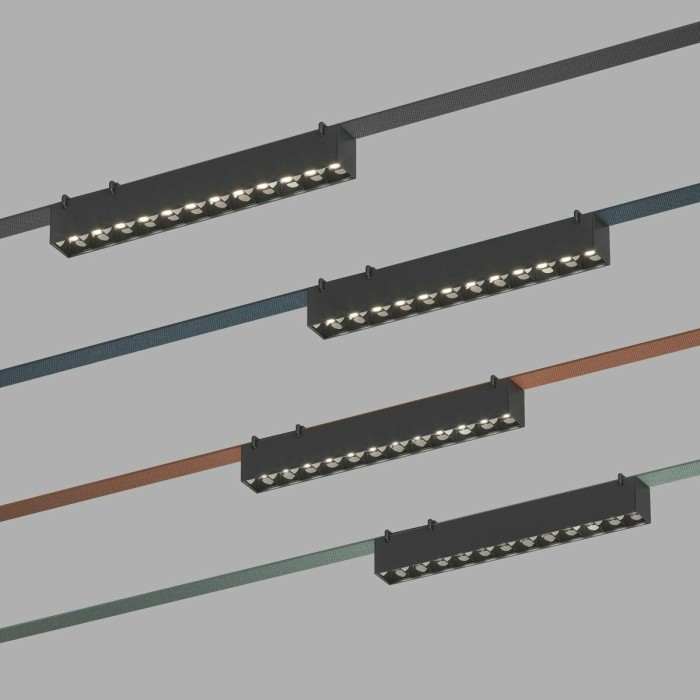 Трековый светильник Denkirs Belty Grill DK5570-BK