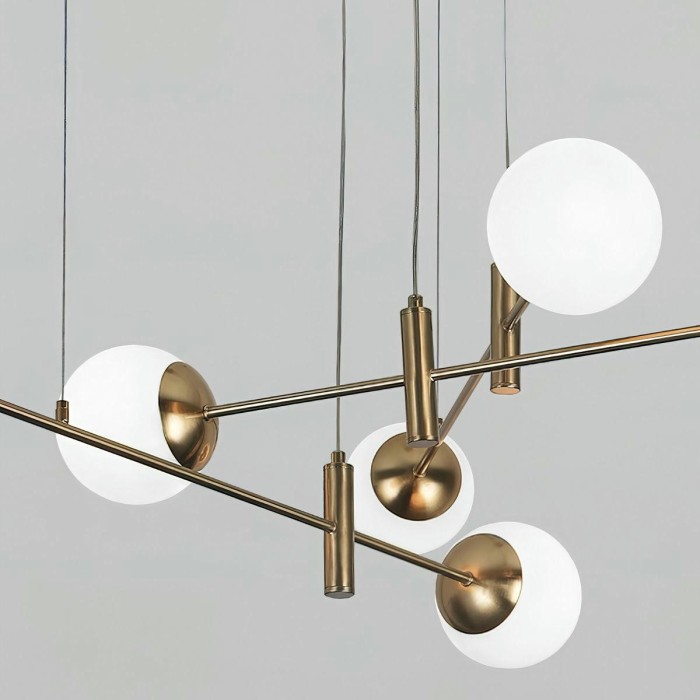 Подвесная люстра Eurosvet Planet 70146/6 латунь Smart