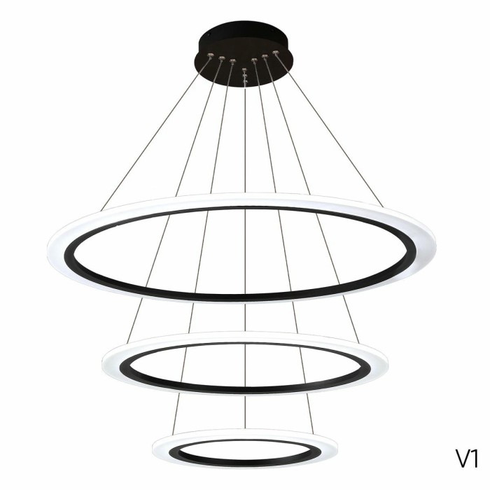 Подвесной светодиодный светильник Crystal Lux Manzana SP67W Led Black