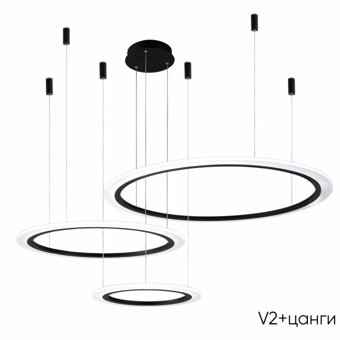 Подвесной светодиодный светильник Crystal Lux Manzana SP67W Led Black