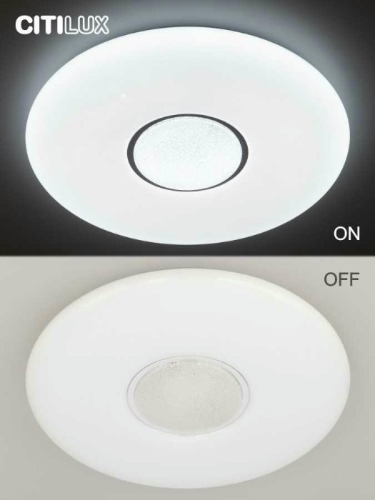 Потолочный светодиодный светильник Citilux Санта CL723680G