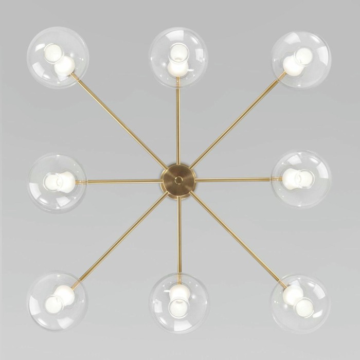 Потолочная люстра Eurosvet Magma 60175/8 латунь