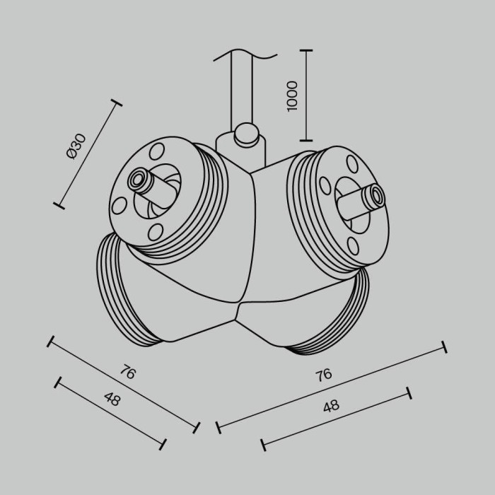 Аксессуар Maytoni Technical CA017TX-P-B