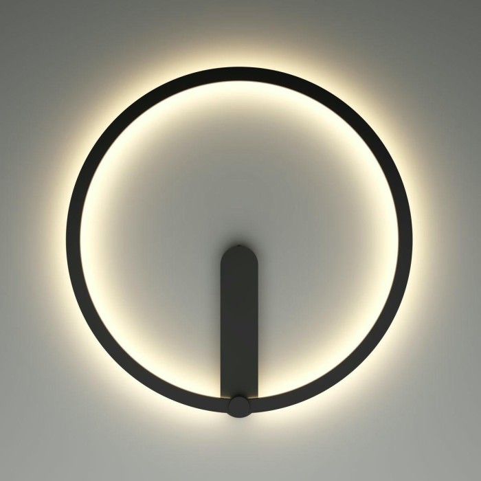 Настенный светодиодный светильник Denkirs Round DK5035-BK