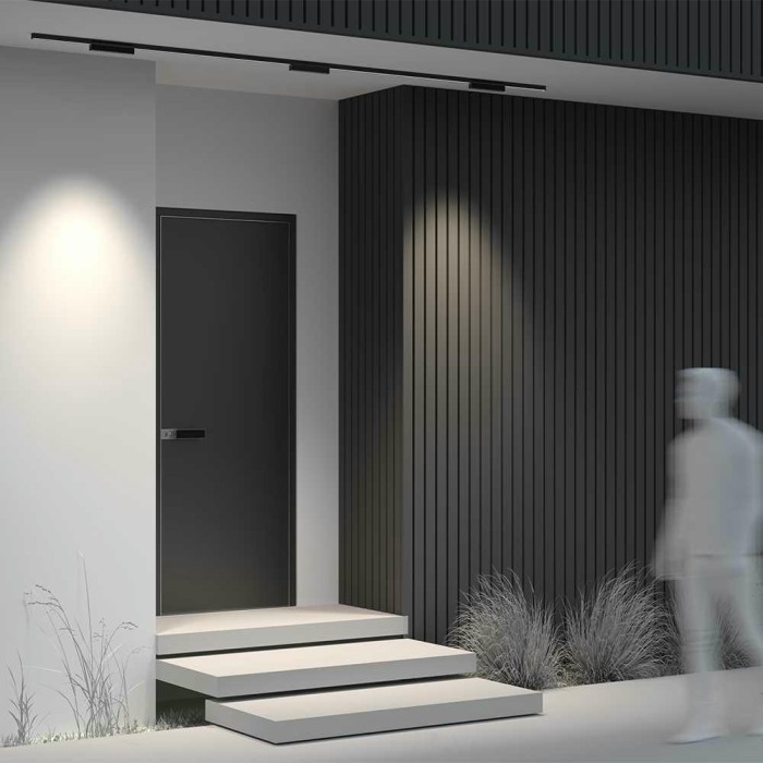 Уличный трековый светильник Maytoni Outdoor O-TR02-2-S-12WB4K