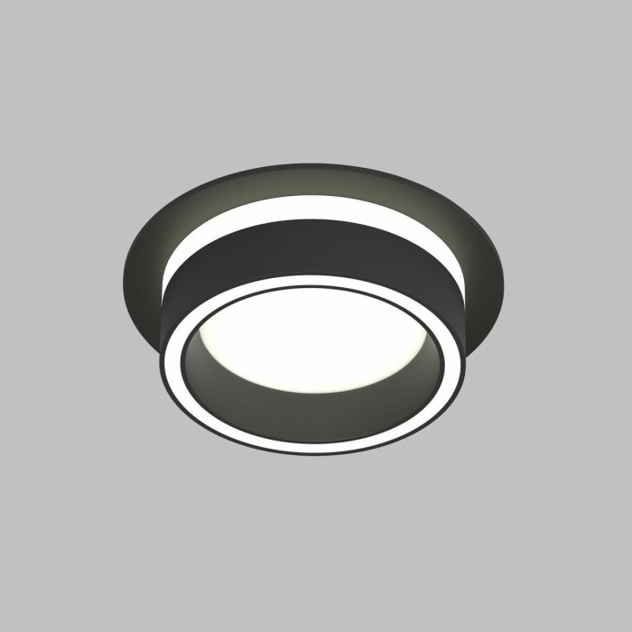 Встраиваемый светильник Denkirs Niko DK2100-BK