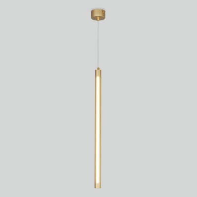 Подвесной светодиодный светильник Eurosvet Strong 50189/1 LED матовое золото