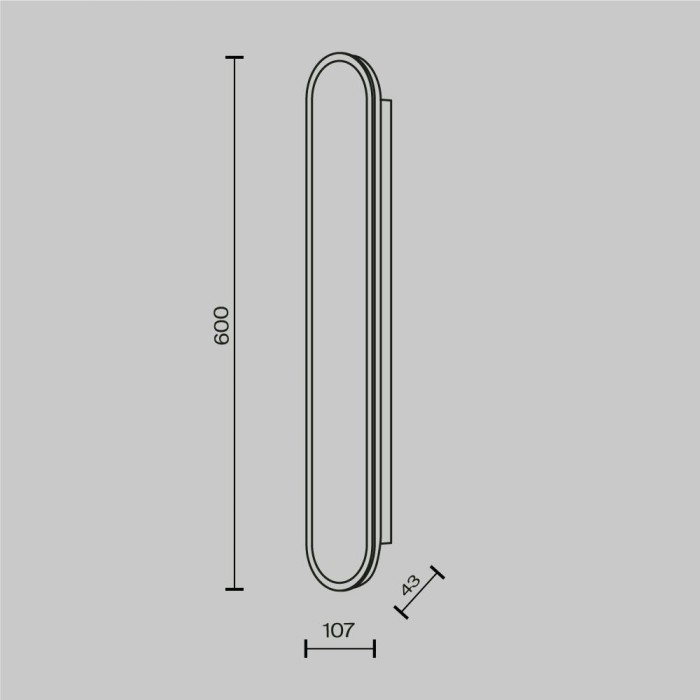 Бра Maytoni Modern MOD429WL-L30BSK