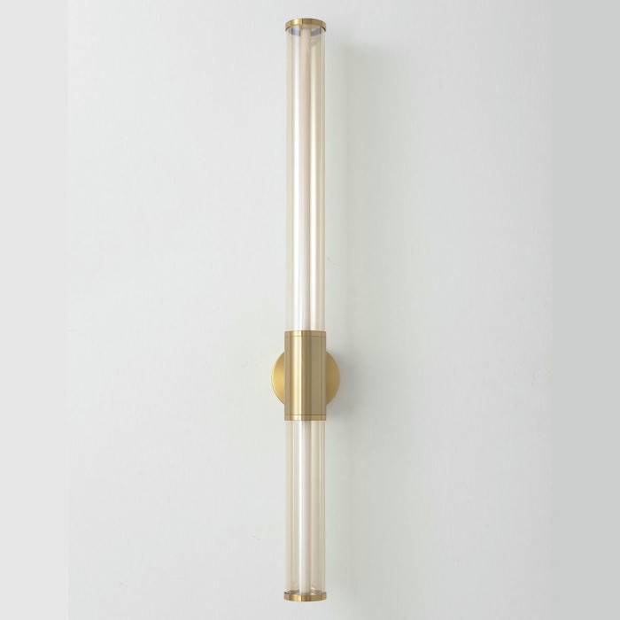 Настенный светодиодный светильник Crystal Lux Lineup AP18W Led Brass