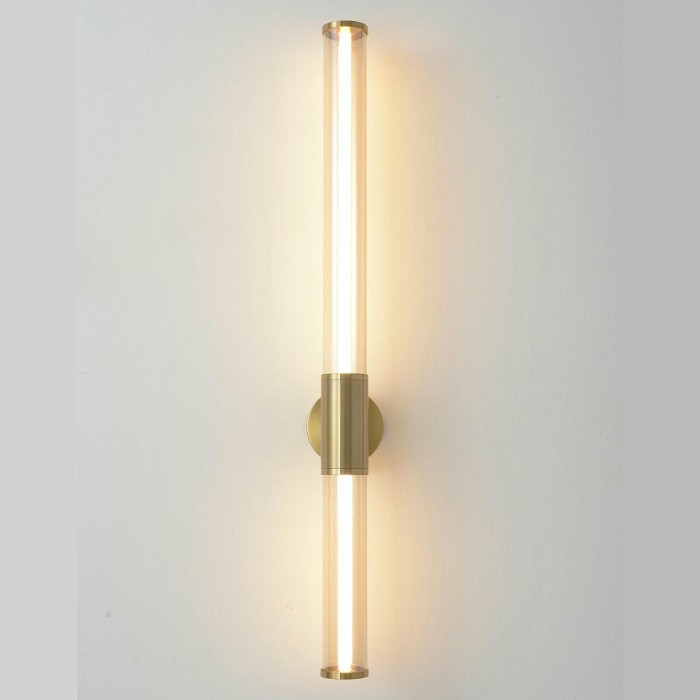 Настенный светодиодный светильник Crystal Lux Lineup AP18W Led Brass