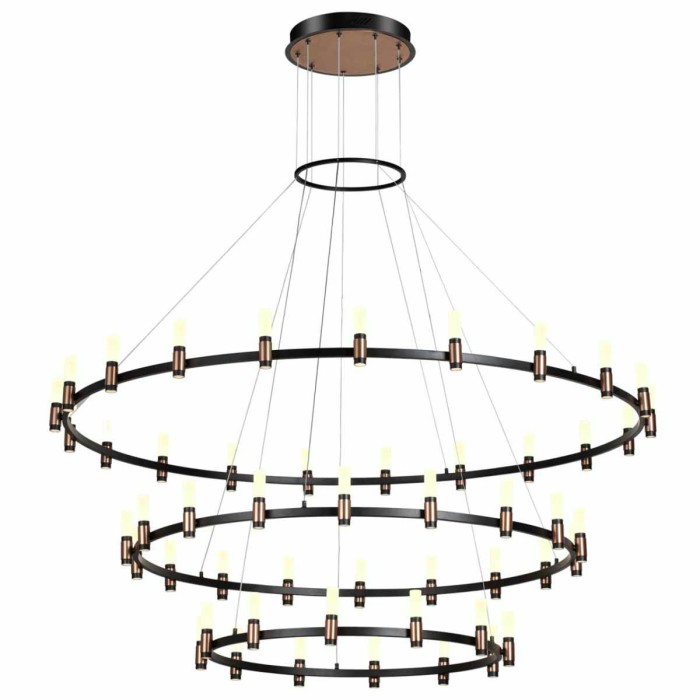 Подвесная светодиодная люстра Odeon Light Candel 5009/204L