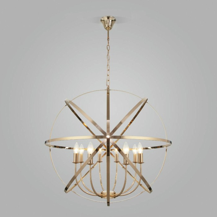 Подвесная люстра Eurosvet Santi 60139/8 золото