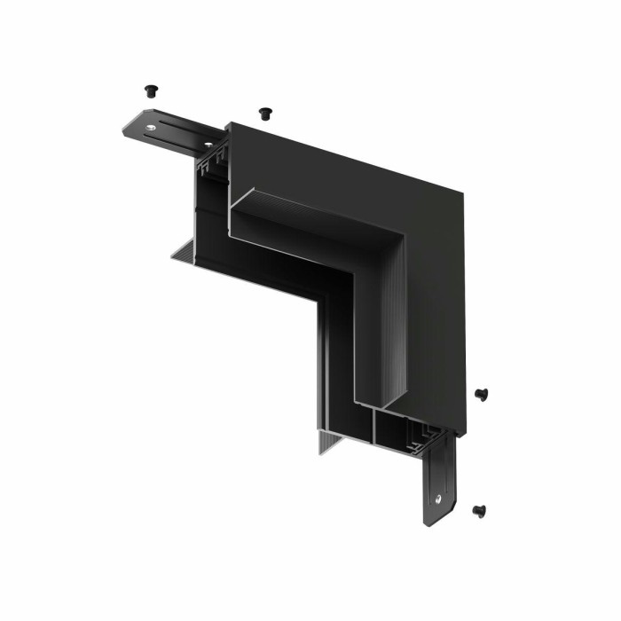 Коннектор L-образный стена-потолок Denkirs Smart Hide TR2118-BK