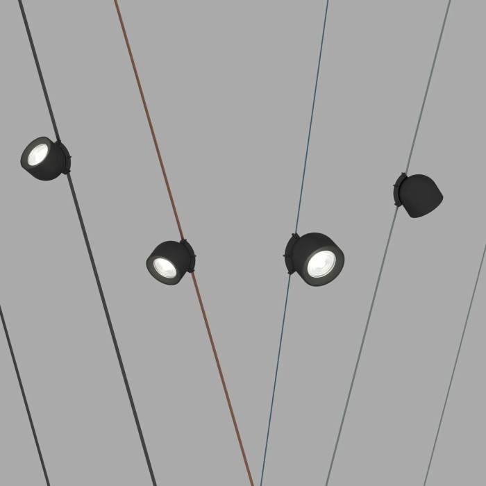 Трековый светодиодный светильник Denkirs Belty Spot DK5540-BK