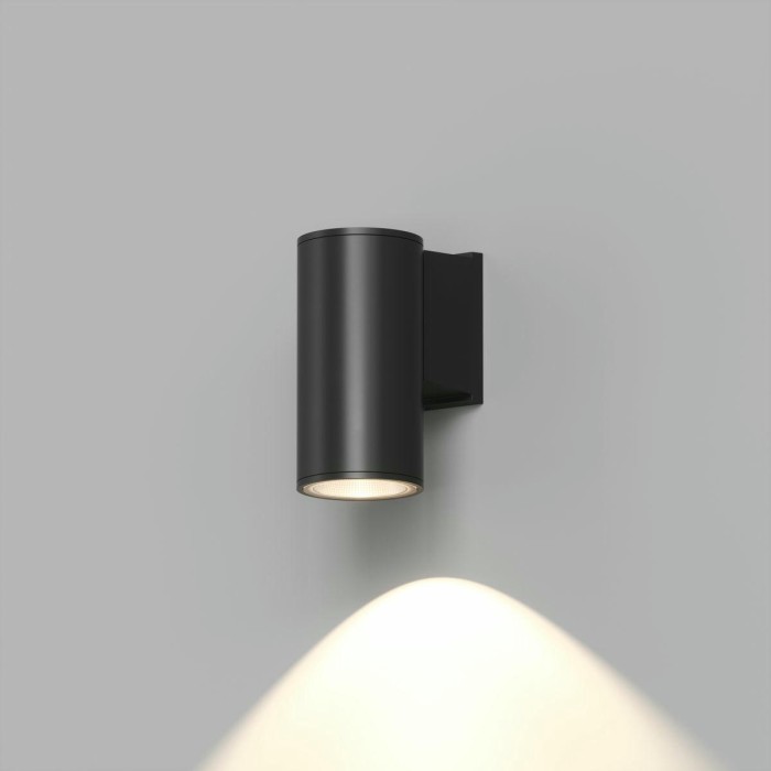 Уличный настенный светильник Denkirs Borg DK9820-BK