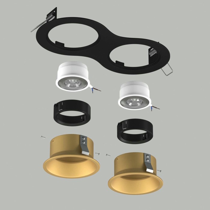 Комплект со светильником Lightstar Domino Round (214627+214603+214603+214007+214007) D6270303BMOD