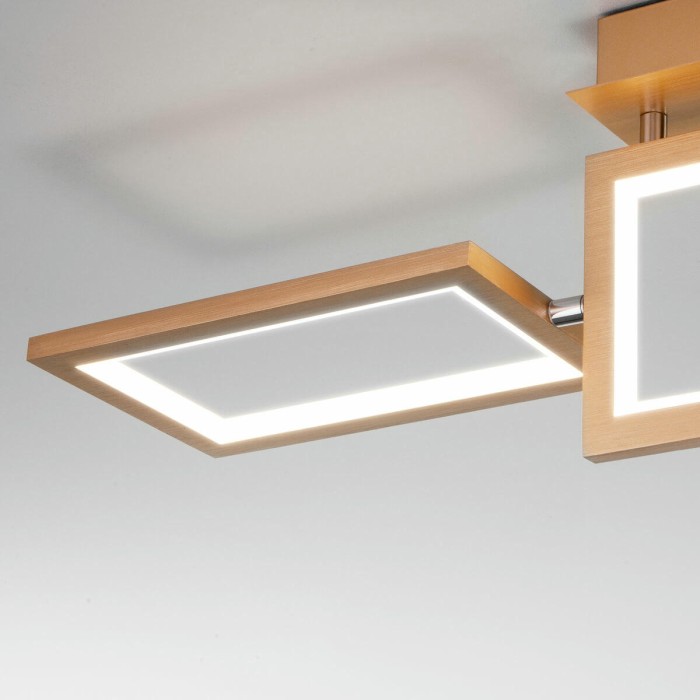 Потолочный светодиодный светильник Eurosvet Maya 90223/3 матовое золото