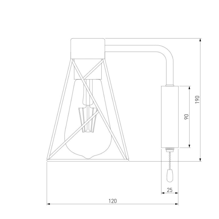 Бра Eurosvet Trappola 70107/1 белый