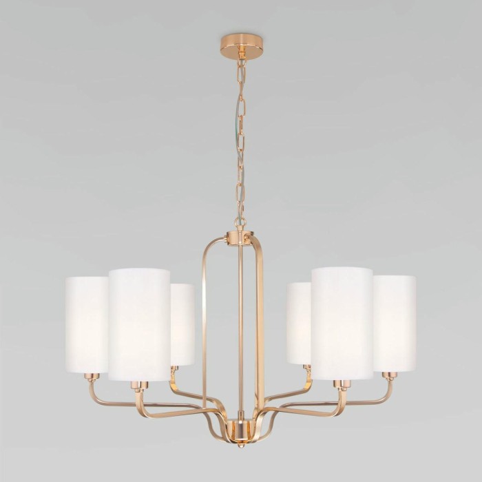 Подвесная люстра Eurosvet Purezza 60128/6 золото