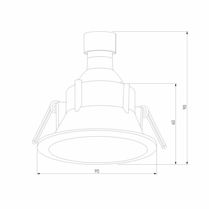 Встраиваемый светильник Elektrostandard 25059/01 a069721
