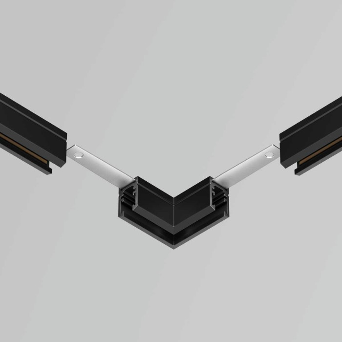 Коннектор угловой Maytoni Technical Accessories for tracks Levity TRA184CL-11B