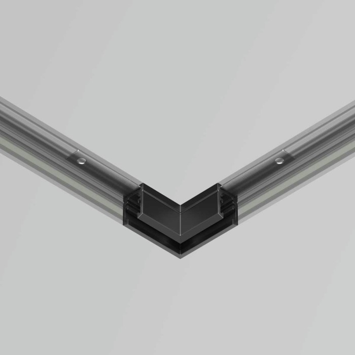 Коннектор угловой Maytoni Technical Accessories for tracks Levity TRA184CL-11B