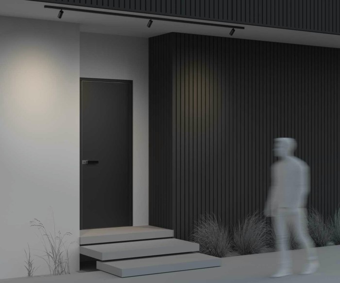 Уличный трековый светильник Maytoni Outdoor O-TR02-1-S-8WB3K