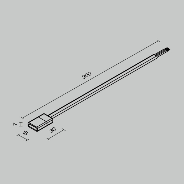 Комплектующие для уличной трековой системы Maytoni Outdoor O-TR002-HSP