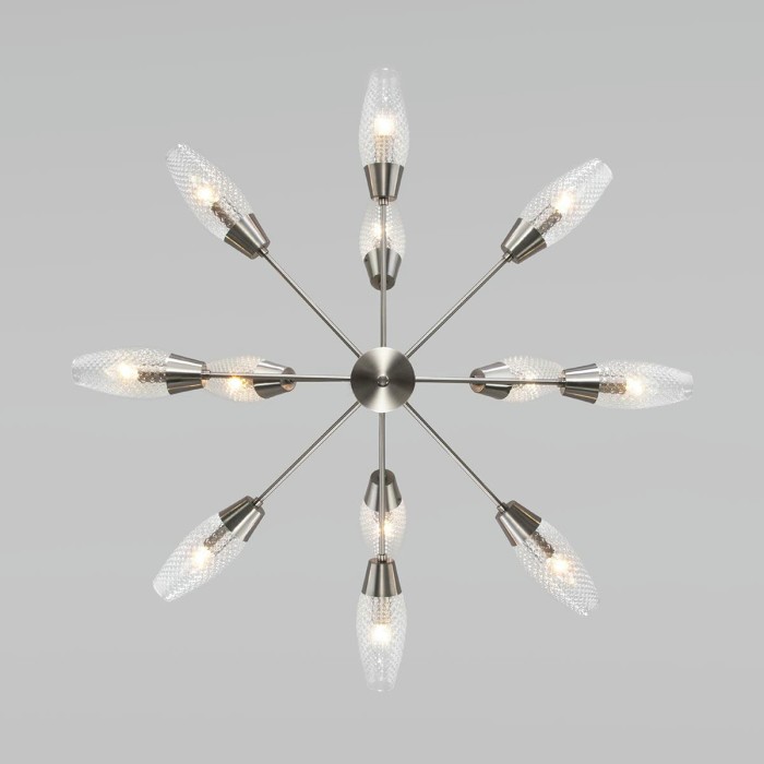 Подвесная люстра Eurosvet Thalia 60140/12 сатин-никель