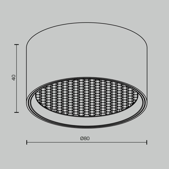 Потолочный светильник Maytoni Technical C122CL-L7-3K-BS