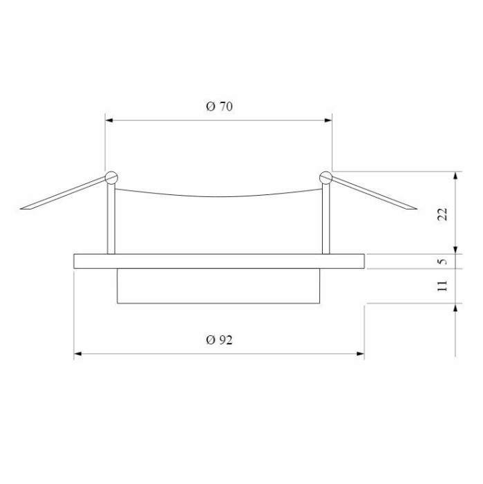 Встраиваемый светильник Elektrostandard 116 MR16 белый a055670