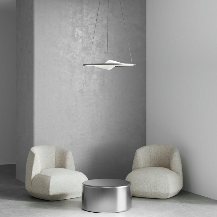 Подвесной светодиодный светильник Eurosvet Occhio 40026/1 LED серый