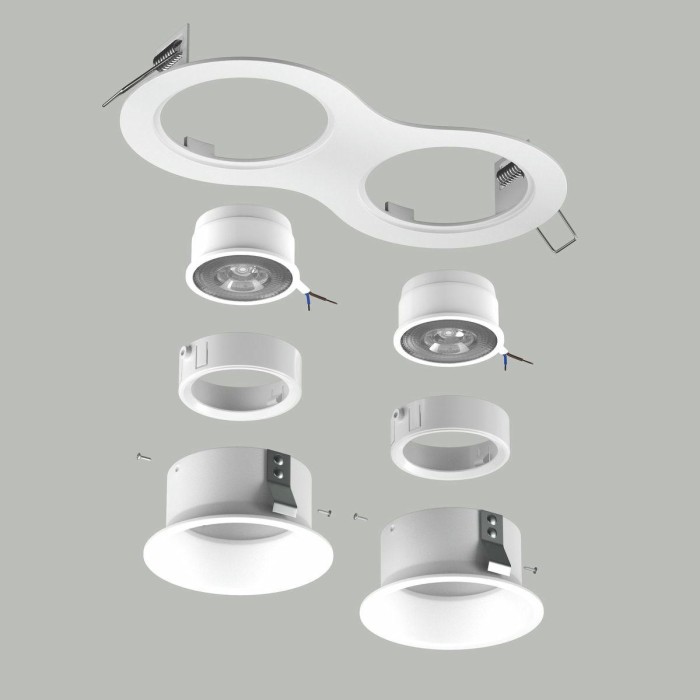 Комплект со светильником Lightstar Domino Round (214626+214606+214606+214006+214006) D6260606WMOD