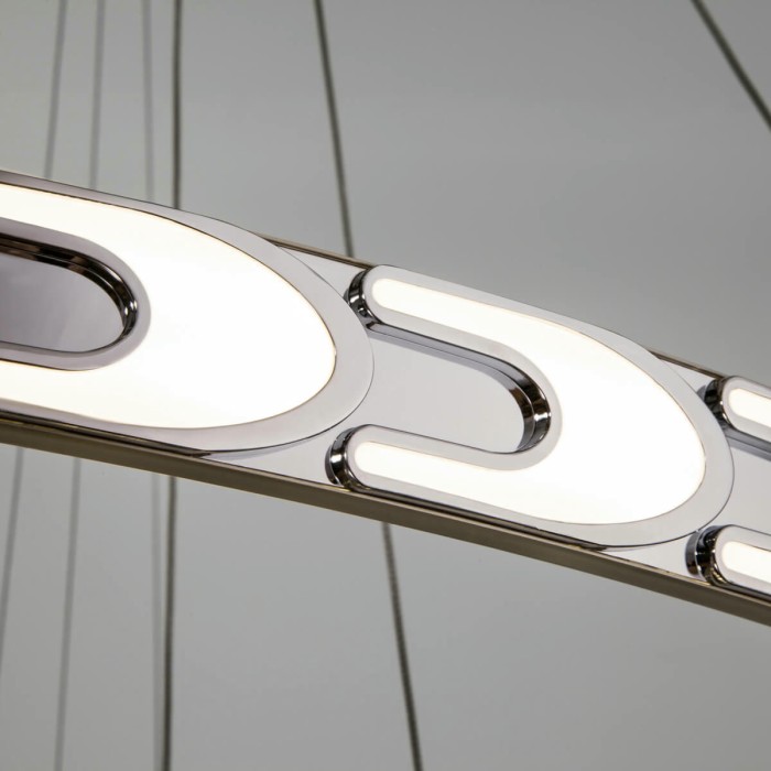 Светодиодный светильник Eurosvet с пультом управления 90163/3 сатин-никель