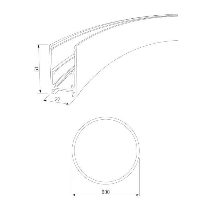 Шинопровод Elektrostandard Slim Magnetic 85160/00 a066497