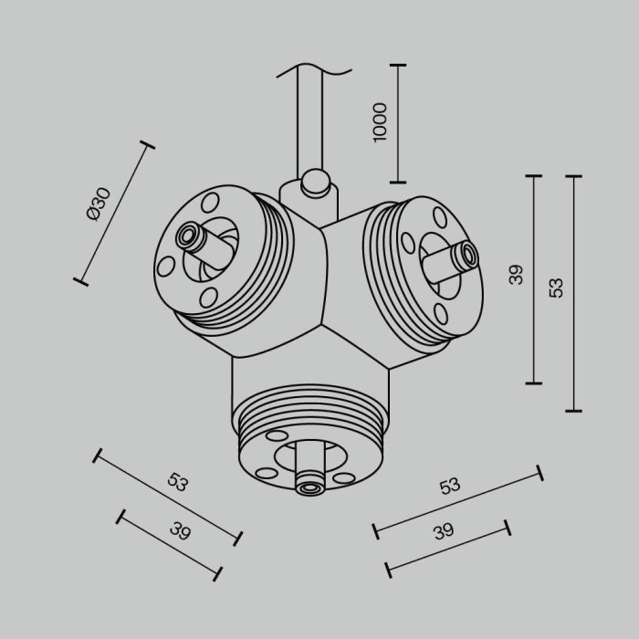 Аксессуар Maytoni Technical CA016TC-P-B