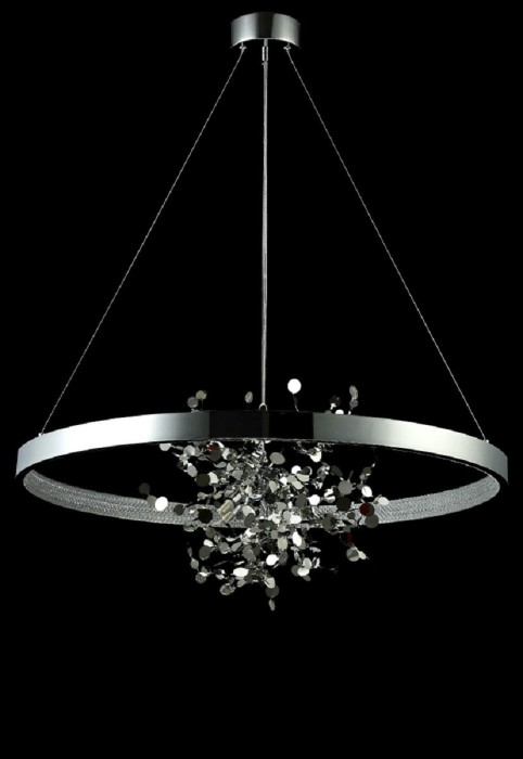 Подвесная люстра Crystal Lux GARDEN SPLED+4 D800 CHROME