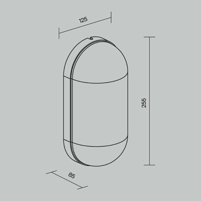 Уличный настенный светильник Maytoni Candle O449WL-01GF