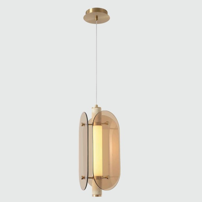Подвесной светильник Crystal Lux AMARILLO SP18W LED BRASS