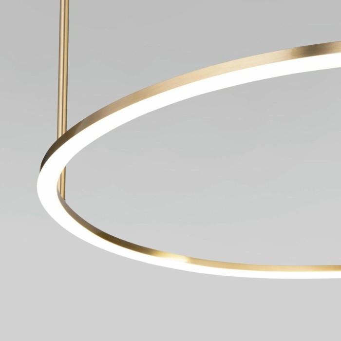 Подвесной светодиодный светильник Eurosvet Over 90322/1 латунь